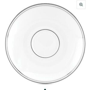 NWT Lenox Federal Platinum Tea Saucer